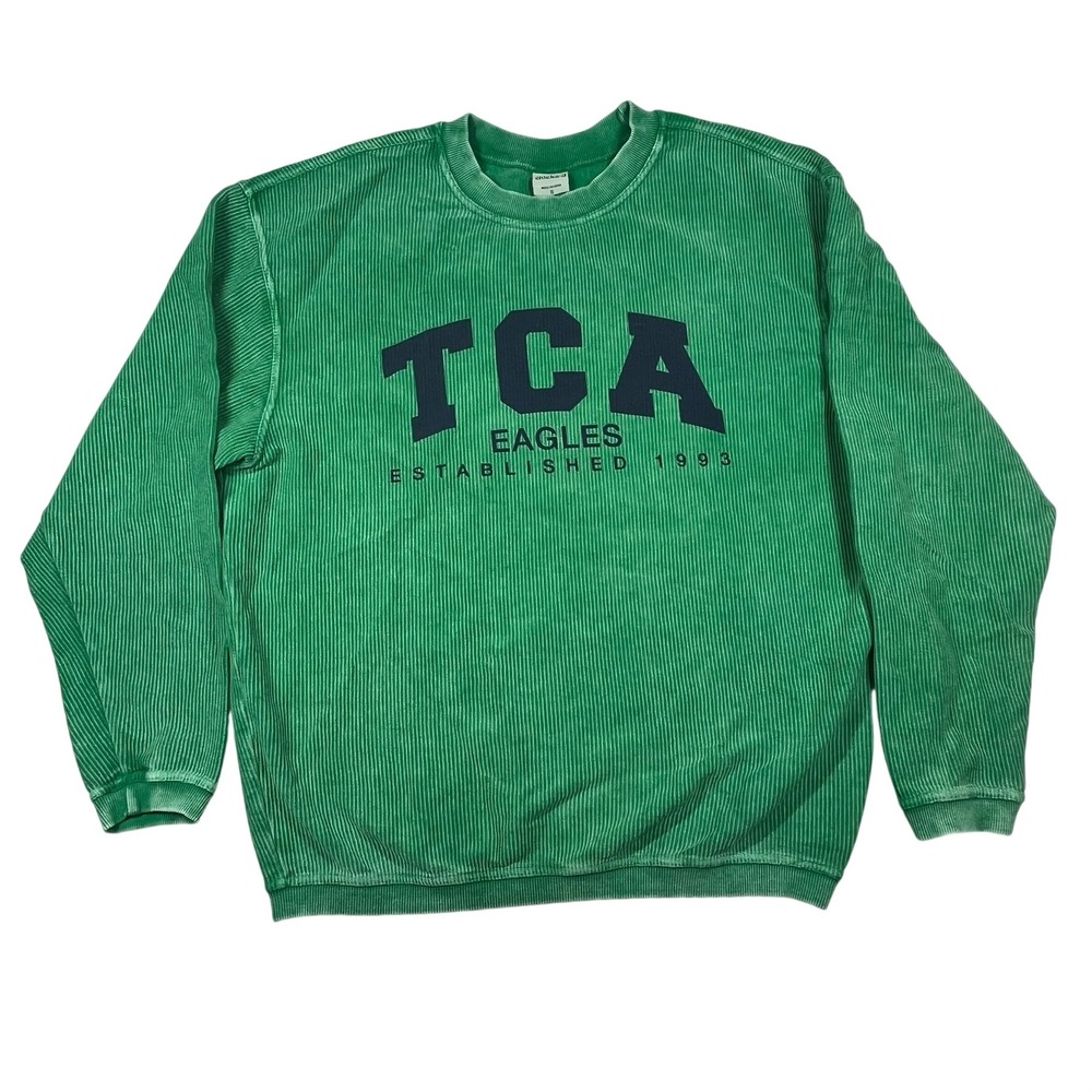 TCA Eagles Trinity Christian Academy Chicka-d Corded Sweatshirt Women S Green